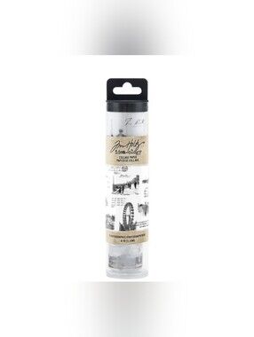 Tim Holtz Idea-ology Collage Paper Roll - Black & White